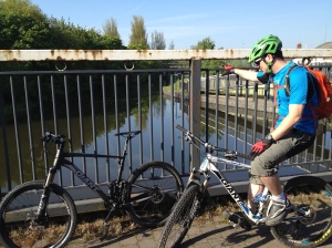 Chilling over the canals near Wigan town centre